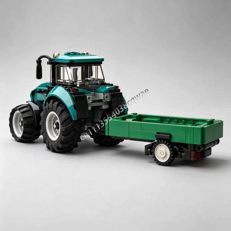 Agriculture Farming Education - 342 قطعة نموذج مكعبات بناء لجرار