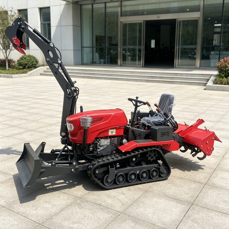 Orchard Sprayer Tractor - محراث دوار مخصص للركوب، هيكل مقاوم