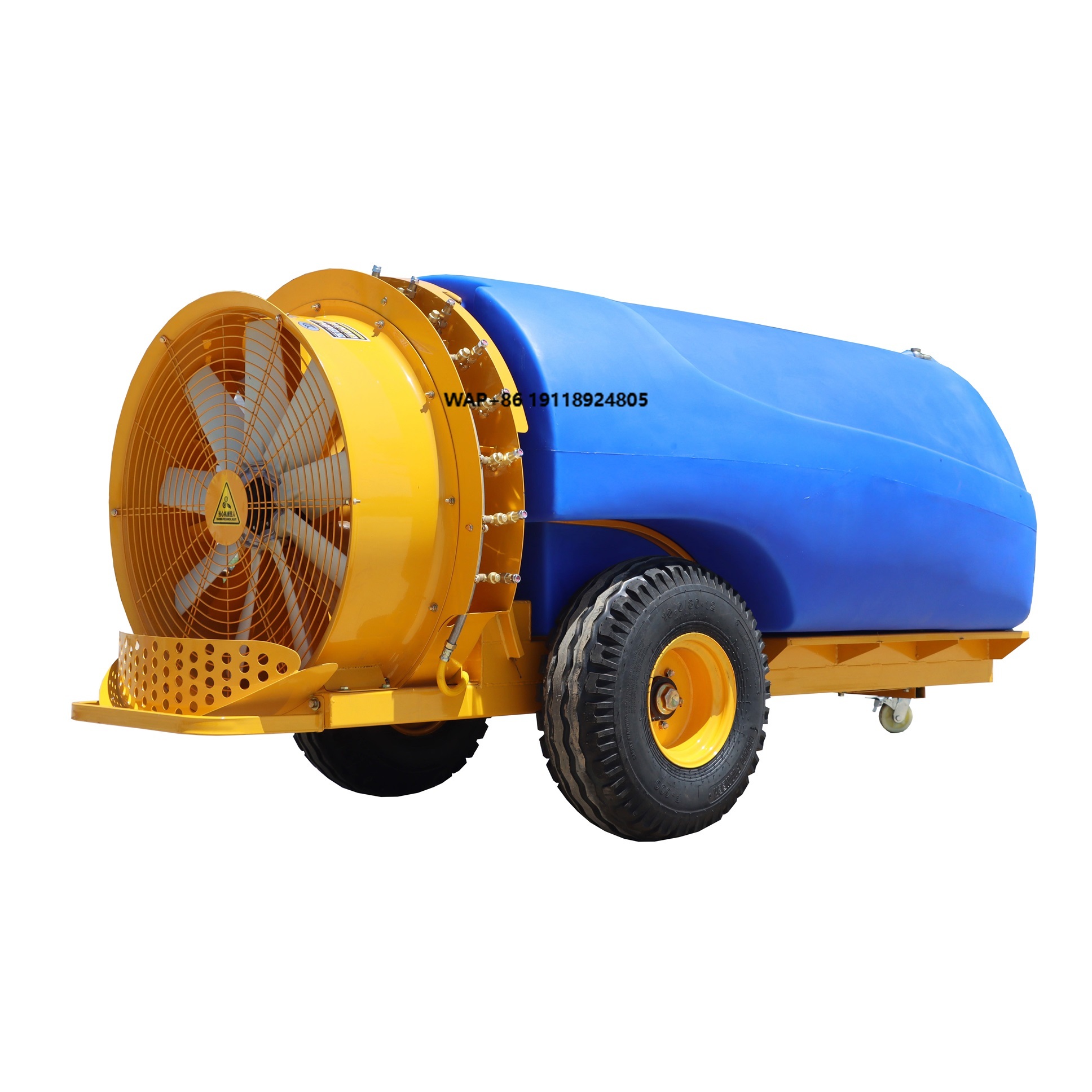 جرار رباعي العجلات مع بخاخ ذو  - مراجعة Orchard Sprayer Tractor وسعره