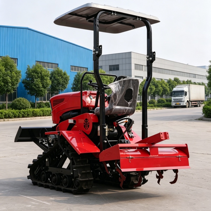 محراث دوار مخصص للركوب، هيكل م - مراجعة Orchard Sprayer Tractor وسعره