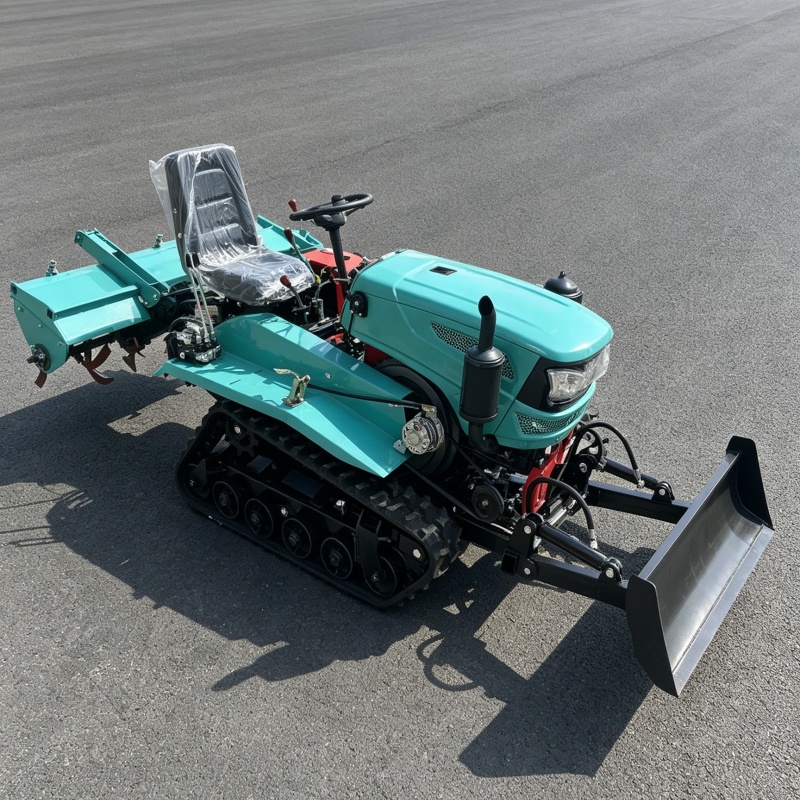 محراث دوار زاحف مخصص مع شفرة ج - مراجعة Orchard Sprayer Tractor وسعره