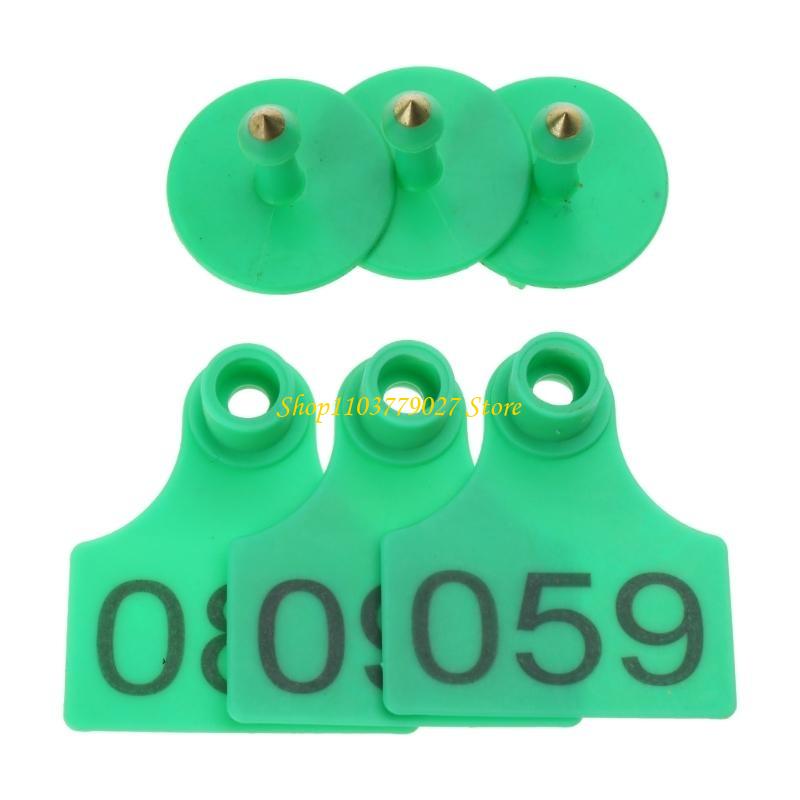 C4DF 001-100 رقم البلاستيك علا - مراجعة Livestock Ear Tag وسعره